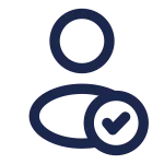 User Check Rounded SVG Icon